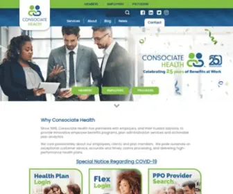 Consociatehealth.com(Consociate Health) Screenshot