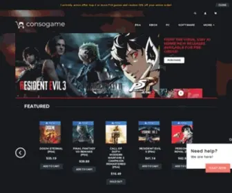 Consogame.com(Digital Games) Screenshot