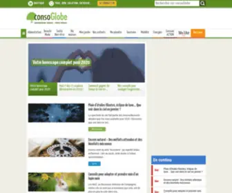 Consoglobe-News.com(Conso durable et styles de vie engagés) Screenshot