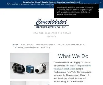 Consolac.com(Consolidated Aircraft Supply Co) Screenshot