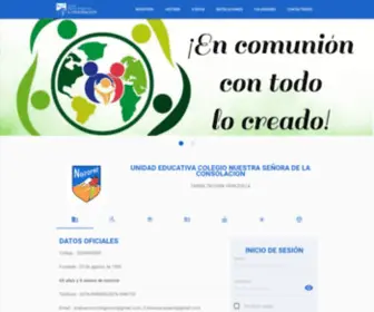 Consolaciondetariba.com(UNIDAD EDUCATIVA COLEGIO NUESTRA SEÑORA DE LA CONSOLACION) Screenshot