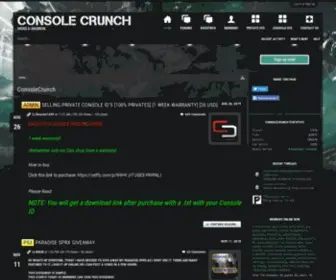 Consolecrunch.org Screenshot