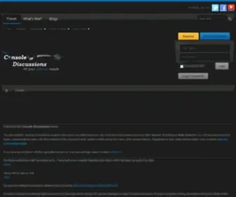 Consolediscussions.com(PSP Discussions) Screenshot