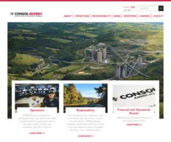 Consolenergy.com(CONSOL Energy Inc) Screenshot