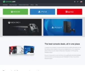 Consoles.com(The Leading Console Site on the Net) Screenshot