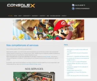 Consolex-Bordeaux.fr(Nos compétences et services) Screenshot