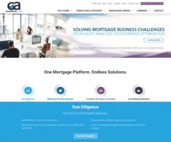 Consolidatedanalytics.com(Mortgage Business Process Services) Screenshot