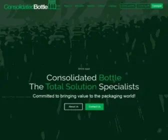 Consolidatedbottle.com(Consolidated Bottle Corporation) Screenshot