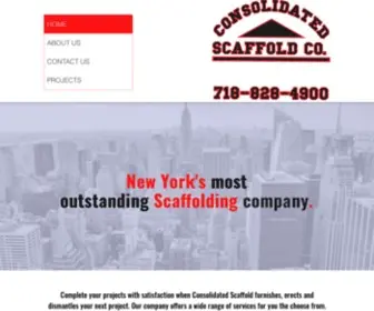 Consolidatedscaffold.com(Scaffolding services) Screenshot