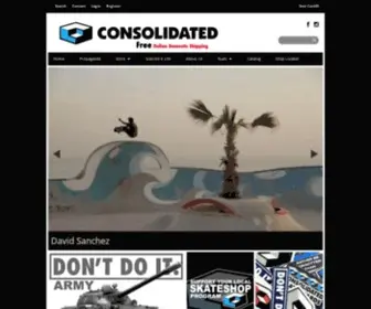 Consolidatedskateboard.com(Consolidated Skateboards) Screenshot