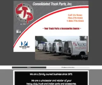 Consolidatedtruckparts.com(Consolidated Truck Parts) Screenshot