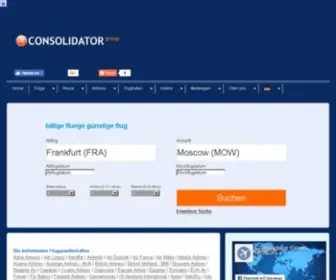 Consolidatorgroup.de(Consolidator Group) Screenshot