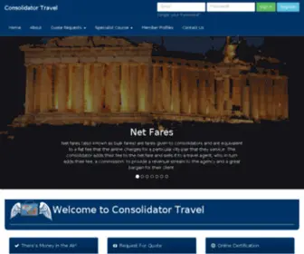 Consolidatortravel.com(Consolidatortravel) Screenshot