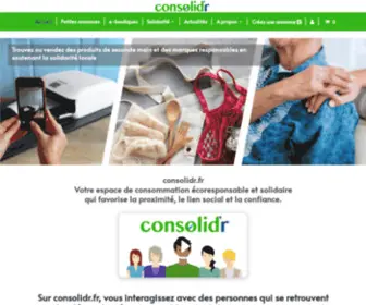 Consolidr.fr(Accueil) Screenshot