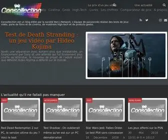 Consollection.com(Blog jeux vid) Screenshot