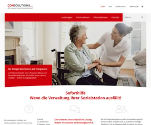 Consolutions.de(Wir beraten die Sozialwirtschaft) Screenshot