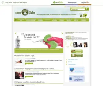Consommerdurable.com(Conso durable et styles de vie engagés) Screenshot