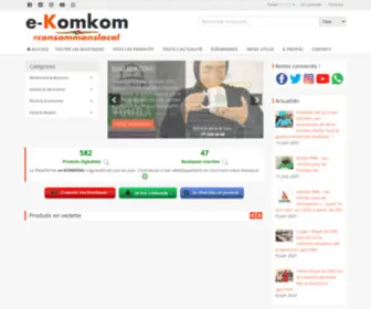 Consommonslocal.net(Plateforme de commerce électronique E) Screenshot