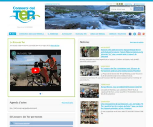 Consorcidelter.cat(Consorci del Ter) Screenshot