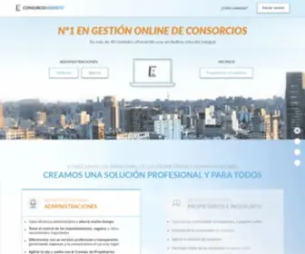 Consorcioabierto.com(Gestión de Integral de Consorcios) Screenshot