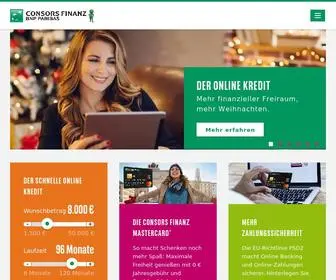 Consorsfinanz.de(Consors Finanz) Screenshot
