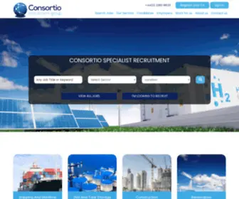 Consortiorg.com(Consortio Recruitment) Screenshot