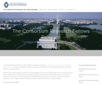 Consortium-Research-Fellows.org(Consortium Research Fellows Program) Screenshot