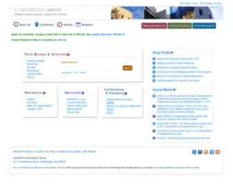 Consortiumlibrary.org(The Consortium Library) Screenshot