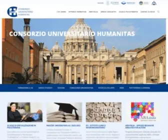 Consorziohumanitas.com(Consorzio Universitario Humanitas Alta Formazione) Screenshot