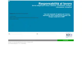 Consorziomestieri.it(Responsabilità al lavoro Servizi integrati per il lavoro) Screenshot