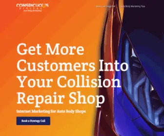 Conspicuo.us(Internet Marketing for Auto Body & Collision Repair Shops) Screenshot