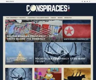 Conspiracies.net(Conspiracy Theories) Screenshot