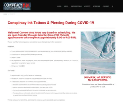 Conspiracyinktattoos.com(Conspiracy Ink) Screenshot