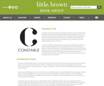 Constablerobinson.com(Hachette UK) Screenshot