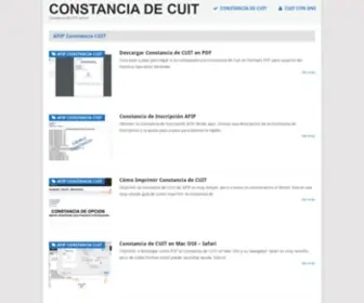 Constanciadecuit.com.ar(Constancia de CUIT) Screenshot