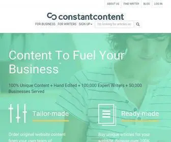 Constant-Content.com(Buy Unique Articles & Website Content) Screenshot