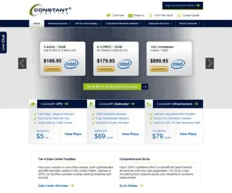 Constant.com(Global, Automated Cloud Infrastructure Provider) Screenshot
