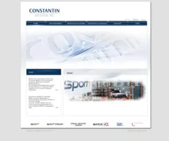 Constantin-Medien.de(Internationales Medienunternehmen) Screenshot
