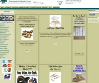 Constantines.com(Constantines Wood Center) Screenshot