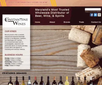 Constantinewines.com(Mysite) Screenshot