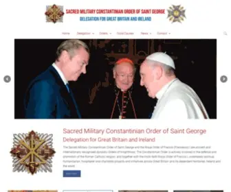 Constantinian.org.uk(Sacred Military Constantinian Order of Saint George) Screenshot