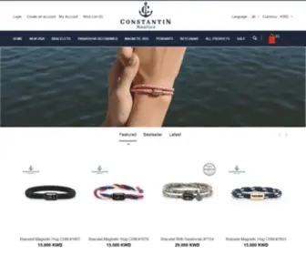 Constantinnauticskw.com(The Nautical Bracelets are handmade accessories manufactured by Constantin Nautics which) Screenshot