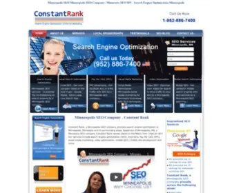 Constantrank.com(Minneapolis SEO Minneapolis SEO Company) Screenshot