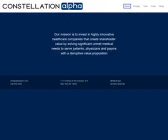 Constellationalpha.com(Constellation Alpha) Screenshot