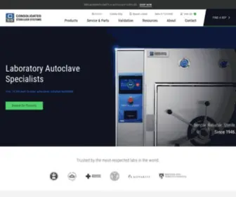 Consteril.com(We have manufactured steam sterilizers (autoclaves)) Screenshot