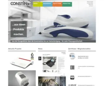 Constin.de(CONSTIN bietet Entwicklung von Designgehäusen in Berlin) Screenshot