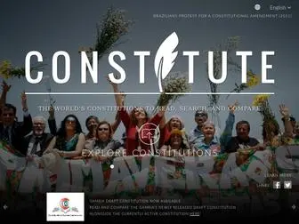 Constituteproject.org(Constitute) Screenshot