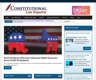 Constitutionallawreporter.com(The Constitutional Law Reporter) Screenshot