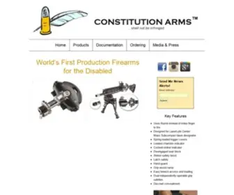 Constitutionarms.com(The right to keep and bear arms) Screenshot