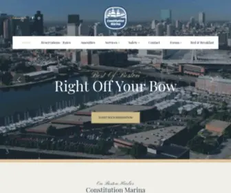 Constitutionmarina.com(Constitution Marina on Boston Harbor) Screenshot